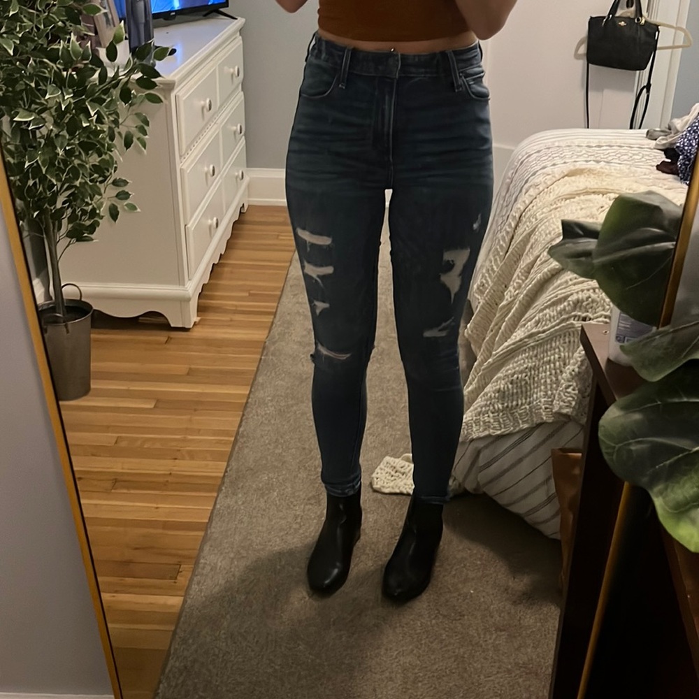 Abercrombie and Fitch Simone High Rise Super Skinny Jeans